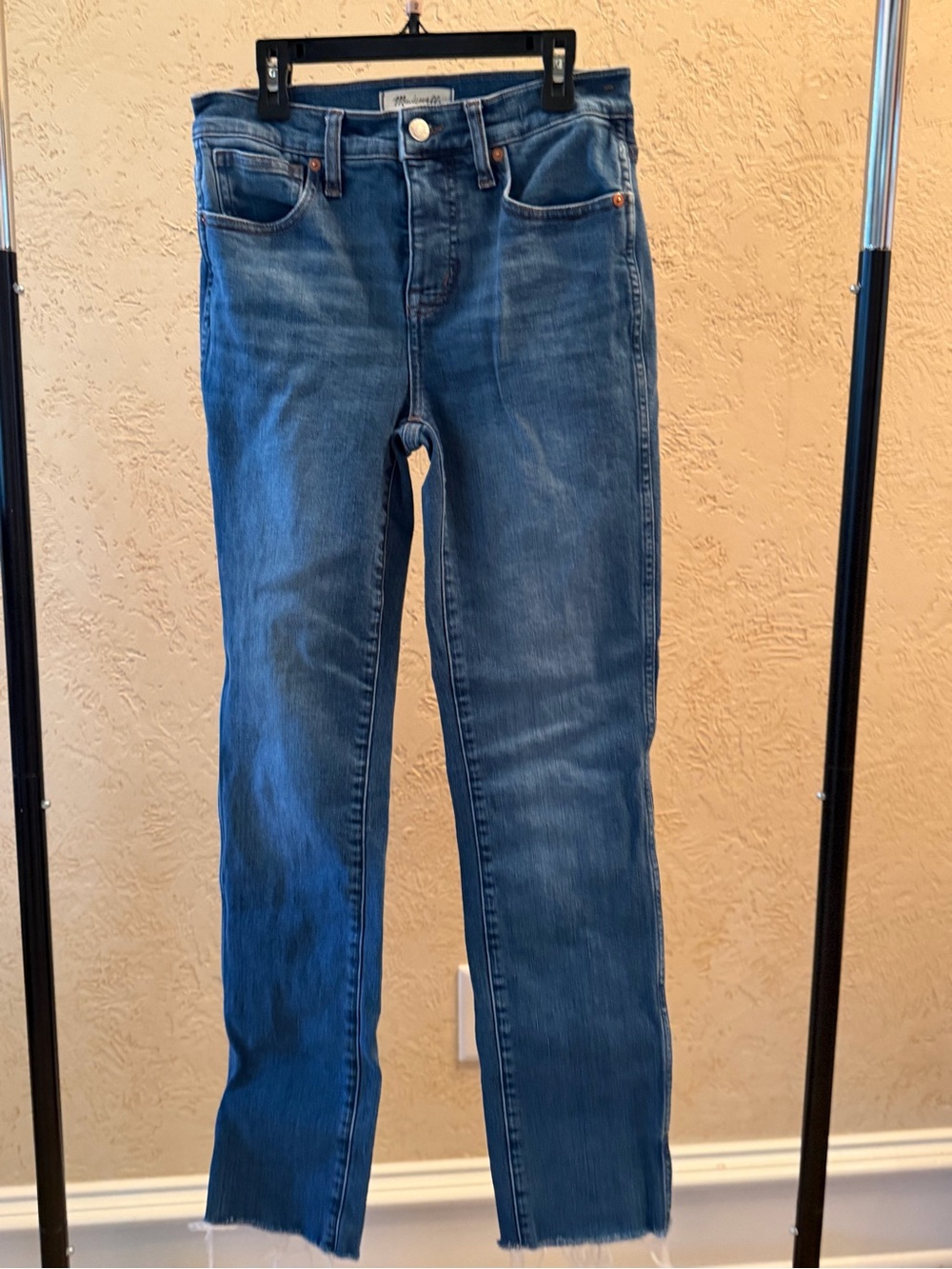 Madewell Vintage Blue Straight Leg Denim Jeans